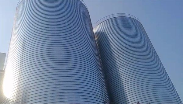 全南2座混凝土高架卷板仓